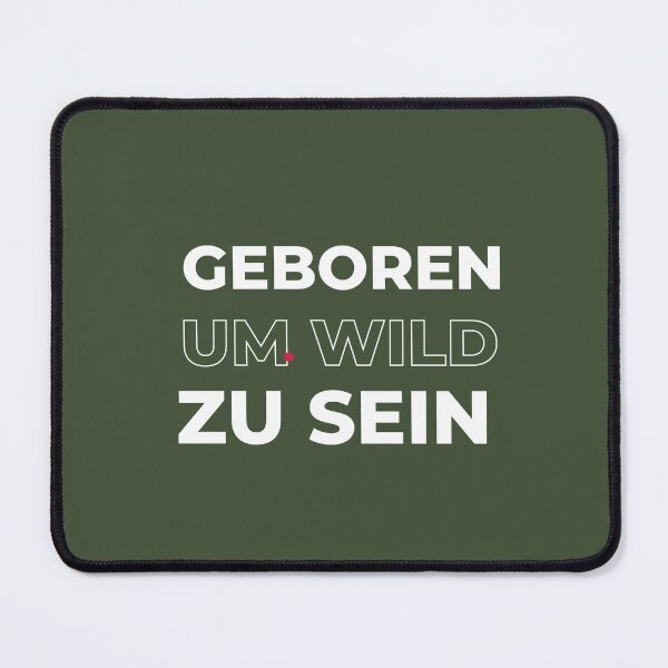 Item preview, Geboren, um wild zu sein | Green Background designed and sold by RM-Journey.