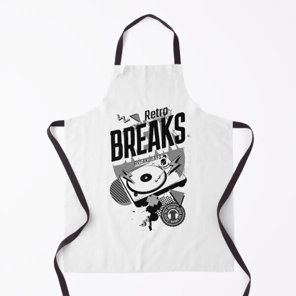 Item preview, BREAKBEAT  - Retro Breaks Turntable (Black/Grey)  designed and sold by Discothreadz.