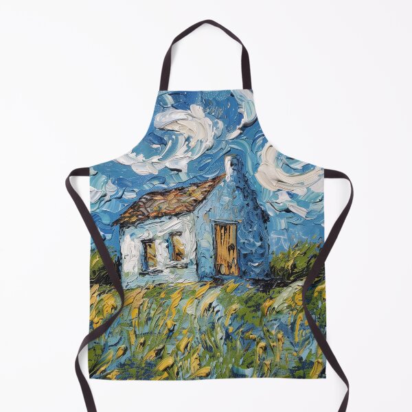 Item preview, A house | Painting in the style of Vincent van Gogh designed and sold by ComicsFactory.