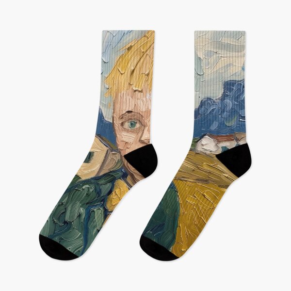 Item preview, A kid | Painting in the style of Vincent van Gogh designed and sold by ComicsFactory.