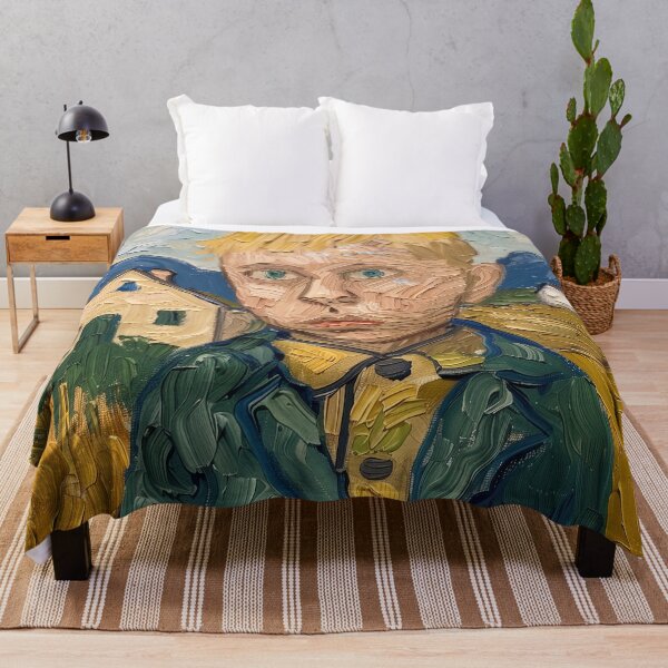 Item preview, A kid | Painting in the style of Vincent van Gogh designed and sold by ComicsFactory.