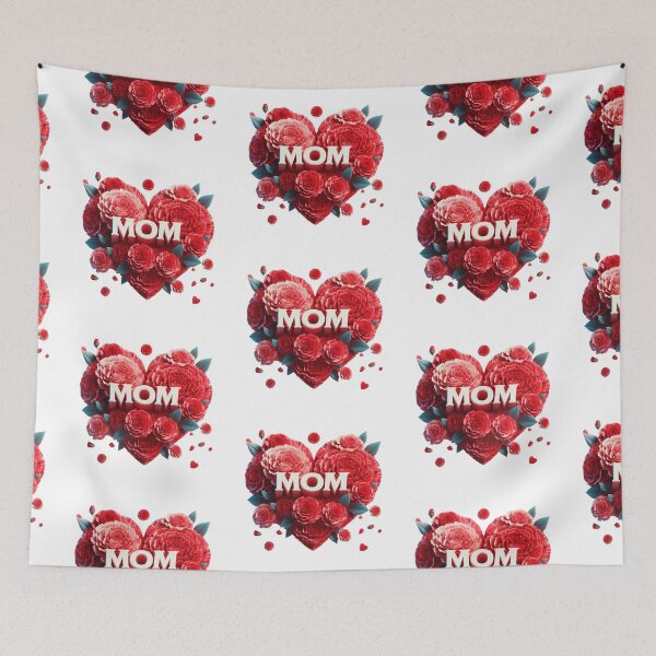 Item preview, 3D Heart of Flowers for Mom 2024 designed and sold by sofia1971.