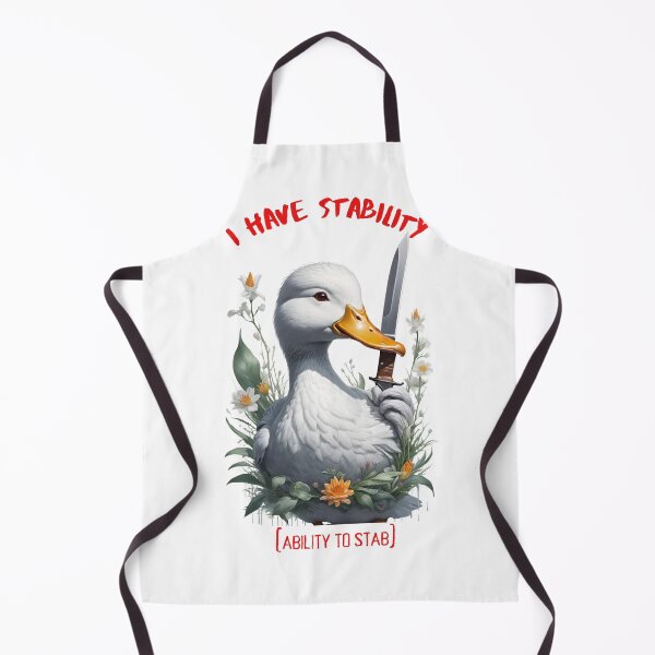 Item preview, I Have Stability [Ability to Stab] Duck designed and sold by Places On Earth.