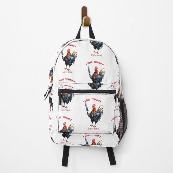 Item preview, I Have Stability [Ability to Stab] Chicken designed and sold by Places On Earth.