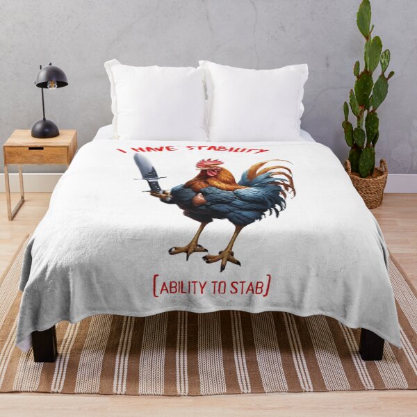Item preview, I Have Stability [Ability to Stab] Chicken designed and sold by Places On Earth.