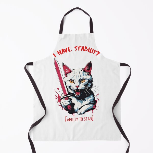 Item preview, I Have Stability [Ability to Stab] Kitten designed and sold by Places On Earth.