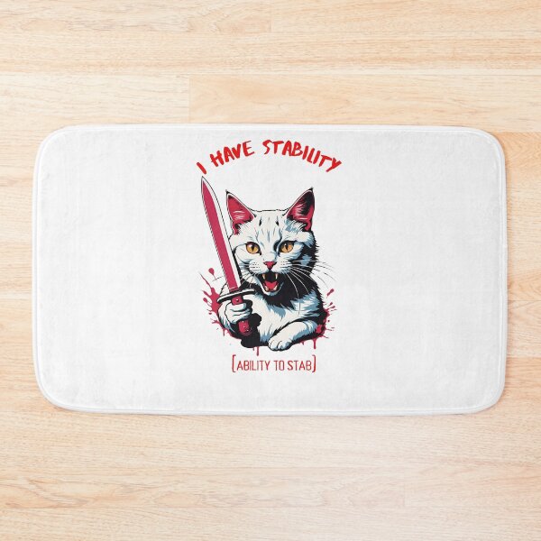 Item preview, I Have Stability [Ability to Stab] Kitten designed and sold by Places On Earth.