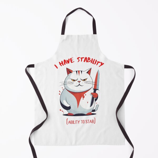 Item preview, I Have Stability [Ability to Stab] Cat designed and sold by Places On Earth.