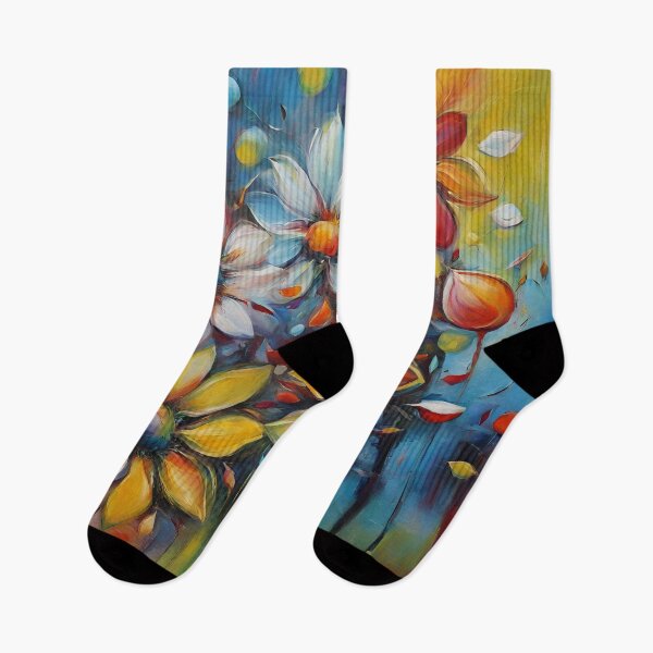 Artikelvorschau, Abstraktes Blumenölgemälde entworfen und verkauft von NingningS.