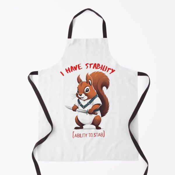 Item preview, I Have Stability [Ability to Stab] Squirrel designed and sold by Places On Earth.