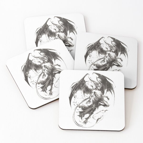 Item preview, Winged Demon in Ink designed and sold by GobbleGoblin.