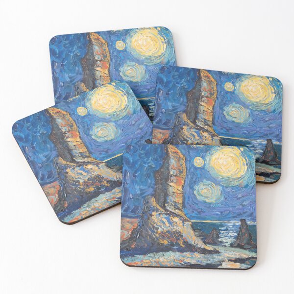 Item preview, A rock | Painting in the style of Vincent van Gogh designed and sold by ComicsFactory.