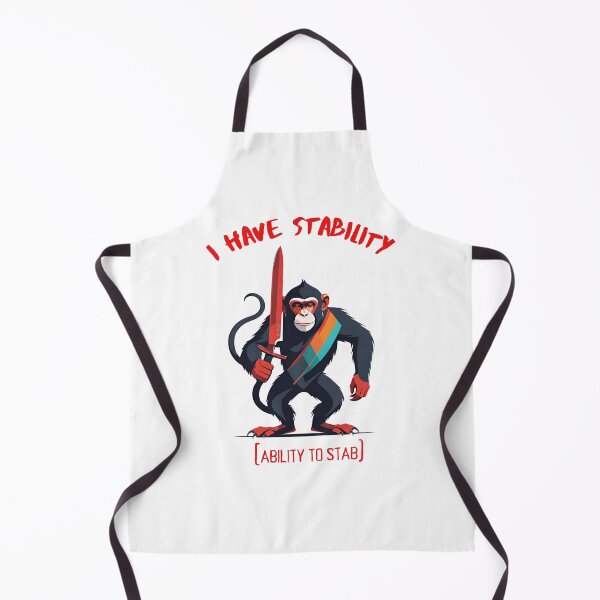 Item preview, I Have Stability [Ability to Stab] Monkey designed and sold by Places On Earth.