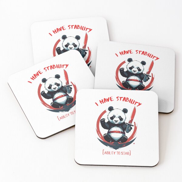 Item preview, I Have Stability [Ability to Stab] Panda designed and sold by Places On Earth.