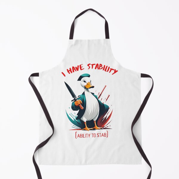 Item preview, I Have Stability [Ability to Stab] Duck designed and sold by Places On Earth.