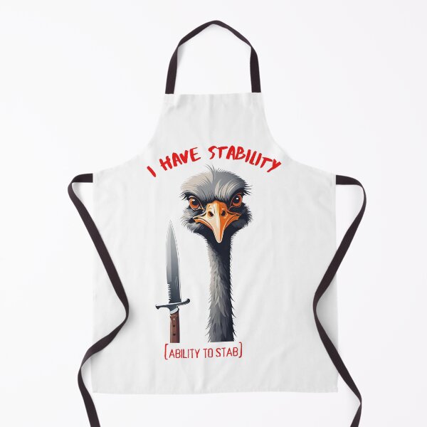 Item preview, I Have Stability [Ability to Stab] Ostrich designed and sold by Places On Earth.