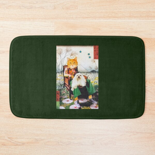 Item preview, Orange Cat and White Dog - 'In the Lap of Luxury'  designed and sold by Nikki Fortuin Arts & Crafts.