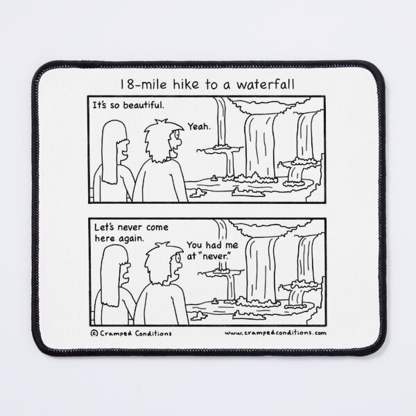 Item preview, 18-mile hike to a waterfall designed and sold by Cramped Conditions.