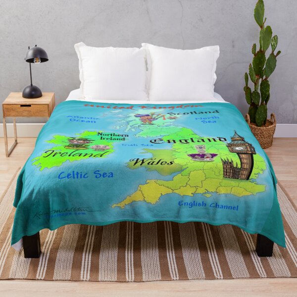 Item preview, United Kingdom Fun Map designed and sold by Kevin Middleton.