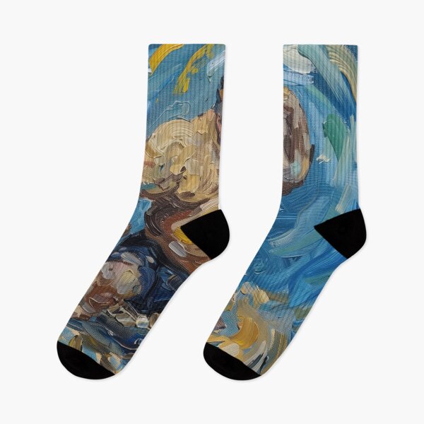 Item preview, A Sumo Fighter | Painting in the style of Vincent van Gogh designed and sold by ComicsFactory.