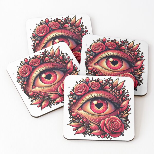 Item preview, Love Vision - Romantic Eye Art - Heartfelt Emotion & Affection Design - Symbol of Deep Love and Tenderness designed and sold by EYEconictrends.