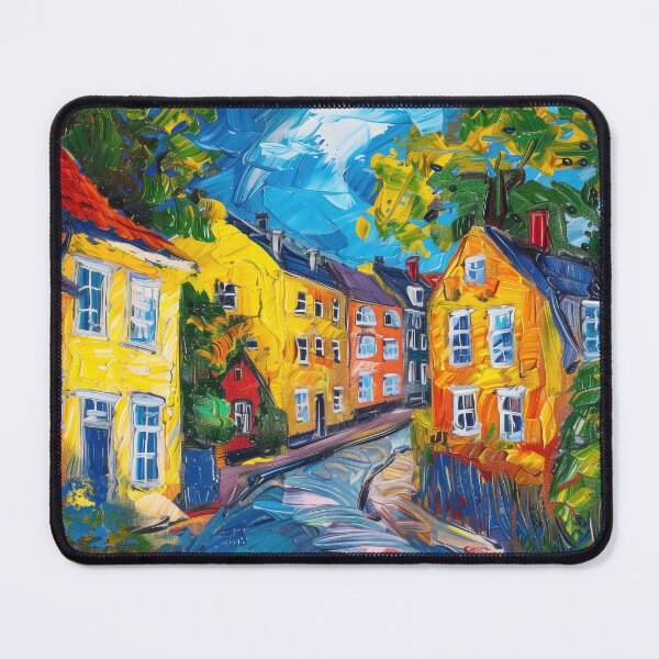 Item preview, Aarhus | Painting in the style of Vincent van Gogh designed and sold by ComicsFactory.