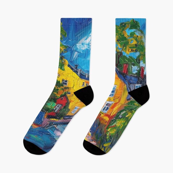 Item preview, Aarhus | Painting in the style of Vincent van Gogh designed and sold by ComicsFactory.