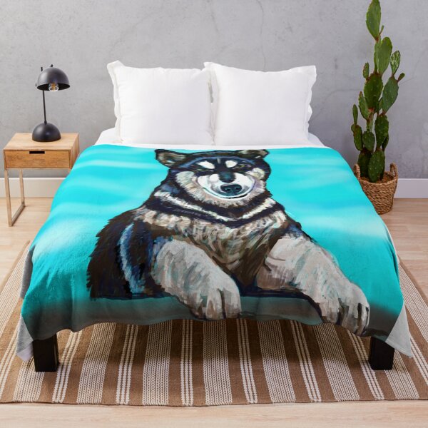Item preview, Friendly playful Malamute designed and sold by Valérie Ozanon.