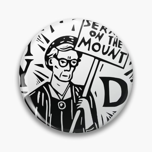 Item preview, Dorothy Day "Our Manifesto is the Sermon on the Mount" Catholic Worker Quote designed and sold by SarahFullerArt.