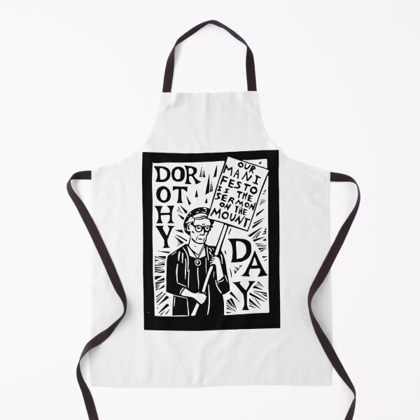 Item preview, Dorothy Day "Our Manifesto is the Sermon on the Mount" Catholic Worker Quote designed and sold by SarahFullerArt.