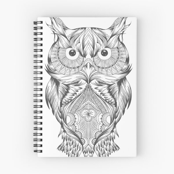 Item preview, This beautifully detailed owl line art is a hoot! ? #art #owllover designed and sold by cafegrafis.