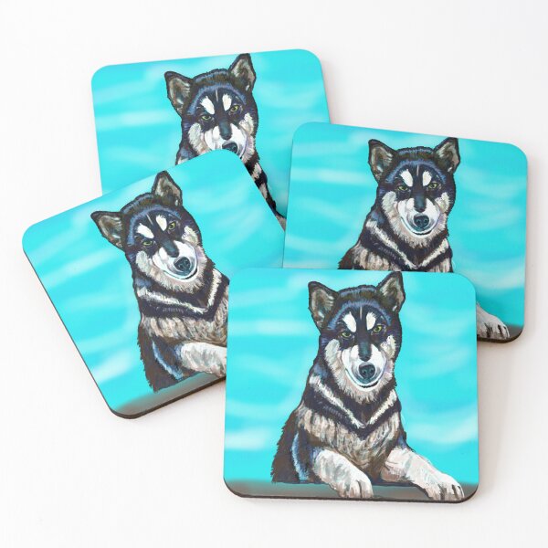 Item preview, Friendly playful Malamute designed and sold by Valérie Ozanon.