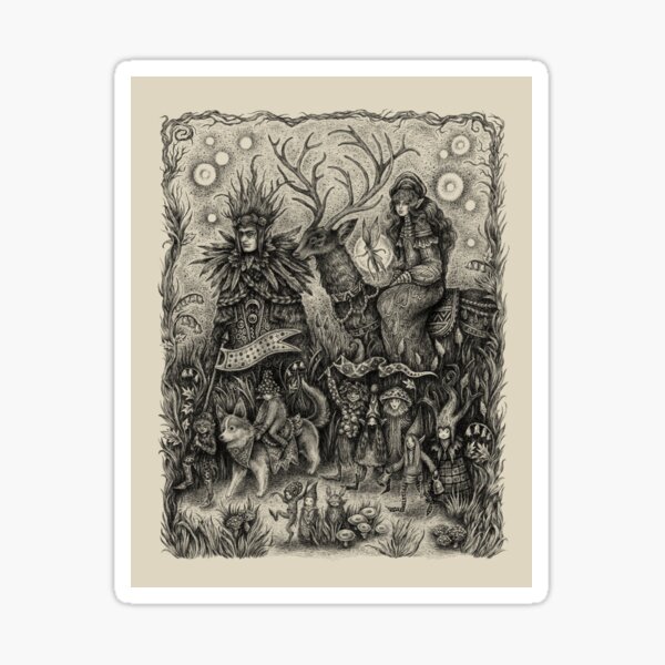 Solstice Walk Sticker