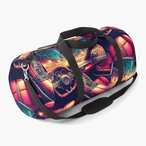 Item preview, Sports Car Interior - City at Night designed and sold by AmberRoseWrites.