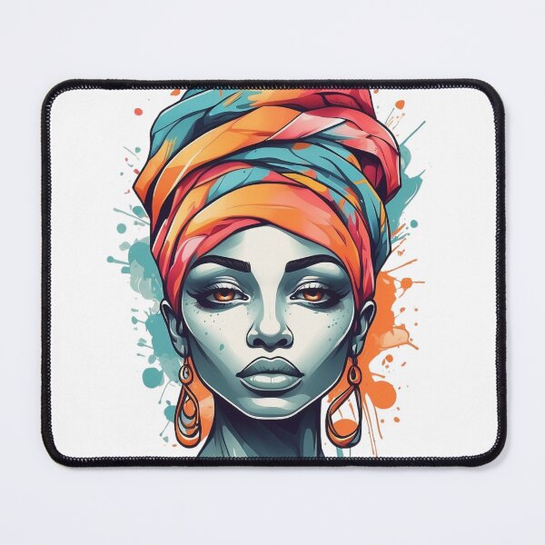 Item preview, 90s African Empress Cartoon designed and sold by GreenPeso.