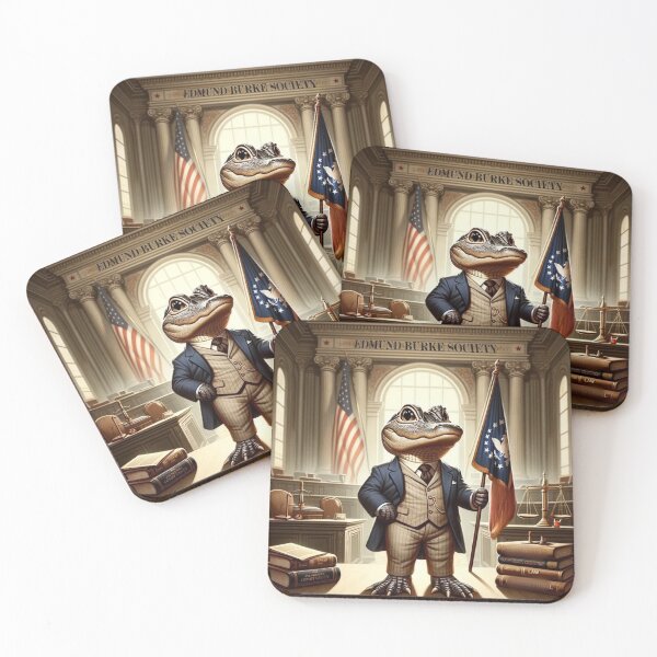 Item preview, Edmund Burke Society designed and sold by CroakysCorner.