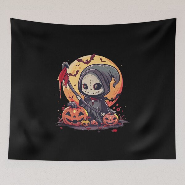 Item preview, Vintage Pumpkin Scene Halloween designed and sold by elnexshop.
