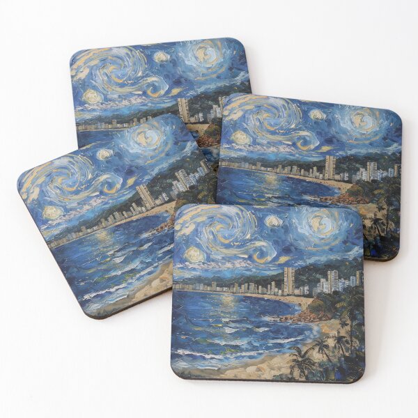 Item preview, Acapulco | Painting in the style of Vincent van Gogh designed and sold by ComicsFactory.