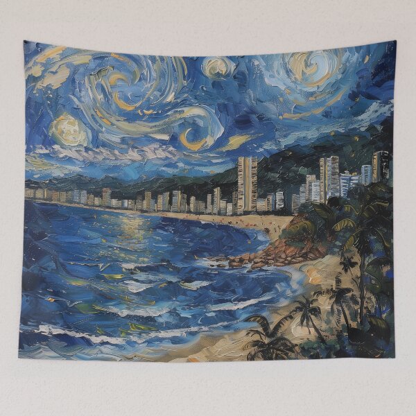 Item preview, Acapulco | Painting in the style of Vincent van Gogh designed and sold by ComicsFactory.