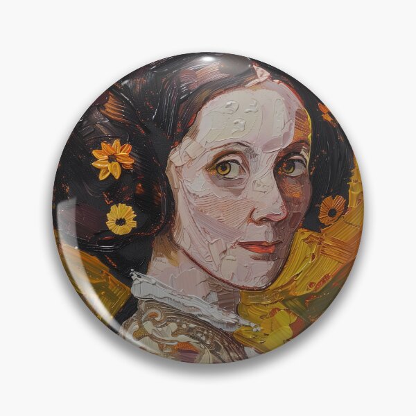 Item preview, Ada Lovelace | Painting in the style of Vincent van Gogh designed and sold by ComicsFactory.