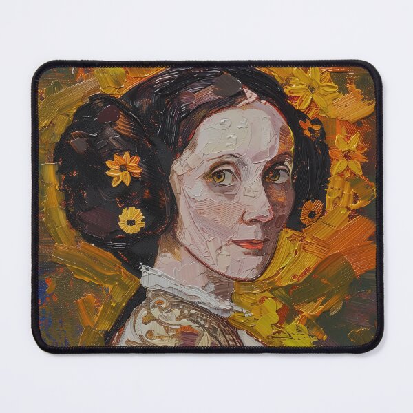 Item preview, Ada Lovelace | Painting in the style of Vincent van Gogh designed and sold by ComicsFactory.