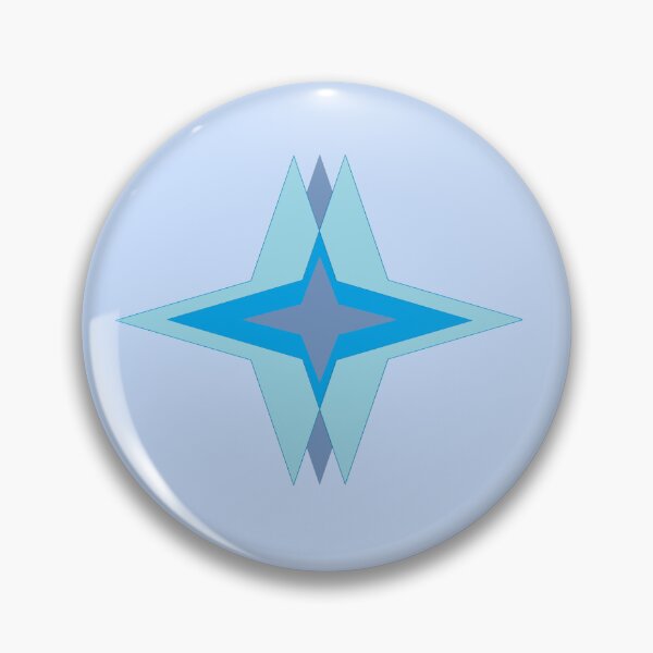 Item preview, abstract blue star designed and sold by opinionsarefact.