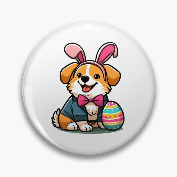 Item preview, Easter Elegance: Suited Corgi designed and sold by EpicPaws.