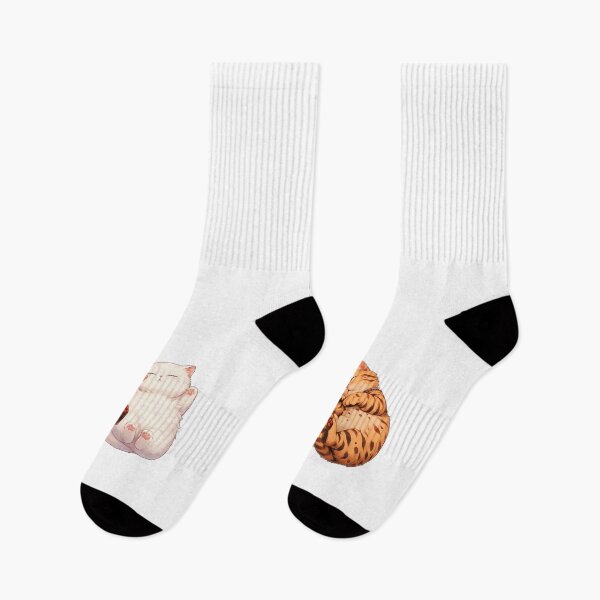 Item preview, cute cats sleeping on their back designed and sold by HandsomeCat.