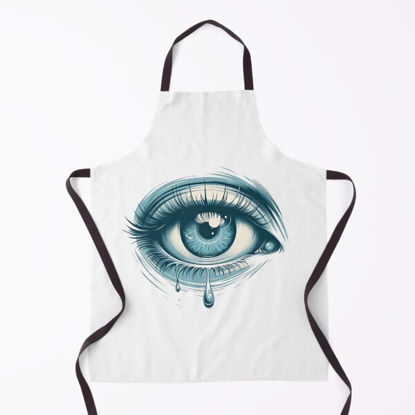 Item preview, Emotion of Sadness - Reflective Eye Art - Melancholy and Tears Design - Soft Blues and Grays - Poignant Emotional Expression designed and sold by EYEconictrends.