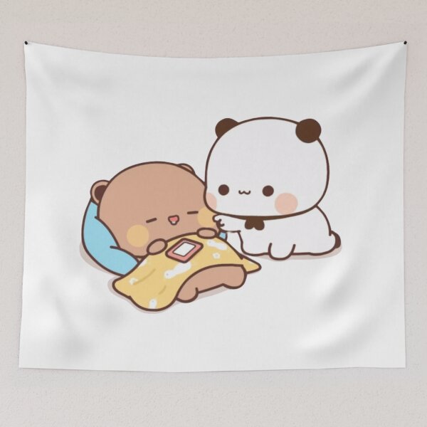 Item preview, Panda Bear And Brownie True Love BUBU DUDU Couple 2024 designed and sold by OceanLiveArts.