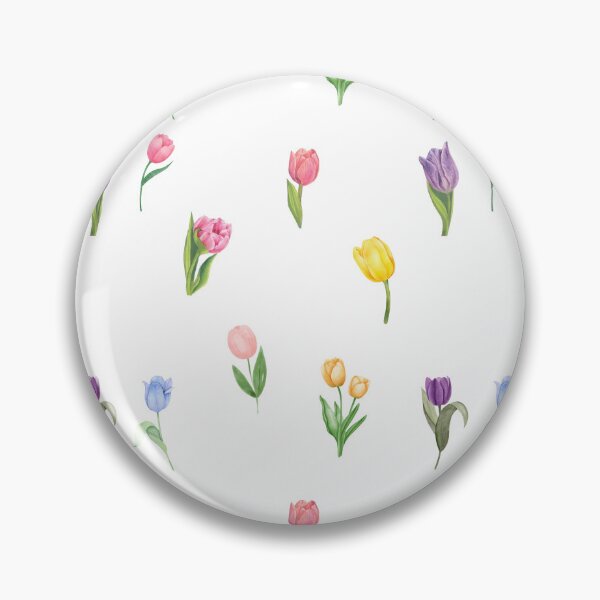 Item preview, Watercolor Spring Tulip Flowers designed and sold by silviaol.