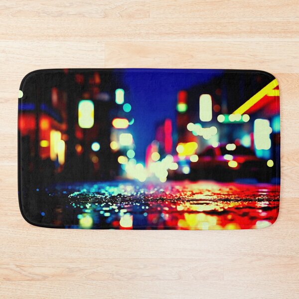 Item preview, Color Art House - Street City Night (UHD Wallpaper) designed and sold by Gabi.Media.