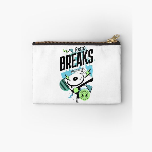 Item preview, BREAKBEAT  - Retro Breaks Turntable  (Black/blue/green)  designed and sold by Discothreadz.