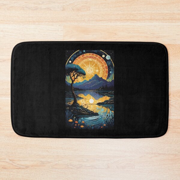 Item preview, Magic Night Landscape In Cosmic Alignment designed and sold by MasterKing888.